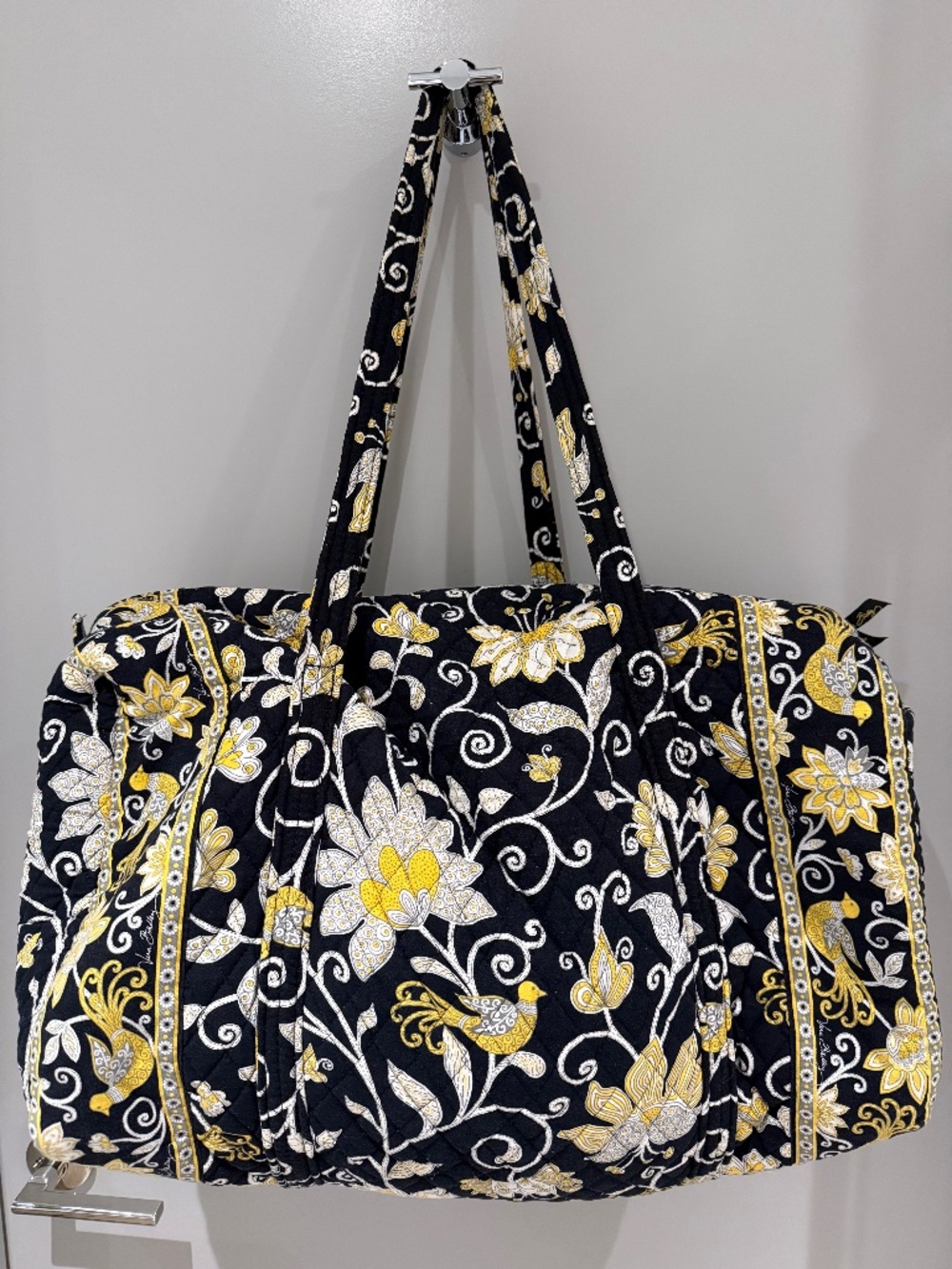Vera Bradley Large Duffel - Yellow Bird (Retired Pattern)
